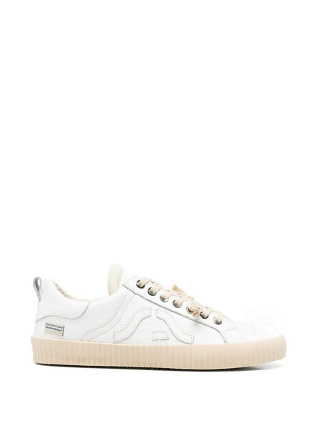  Springa Zapatillas Wavy Con Aplique Del Logo - Blanco 