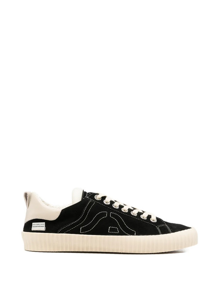  Springa Zapatillas Wavy Con Aplique Del Logo - Negro 