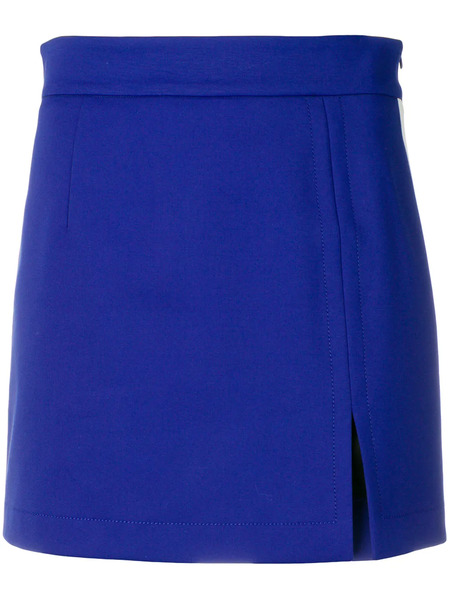  Ssheena Minifalda Con Abertura - Azul 