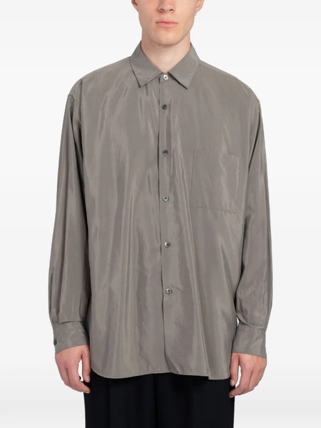  Ssstein Camisa Down Pat Oversize - Marrón 