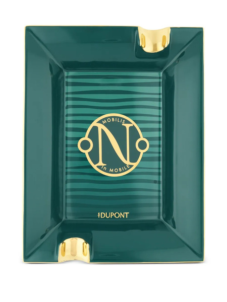  S.t. Dupont Cenicero Rectangular A Rayas - Verde 