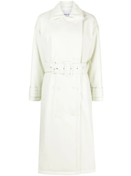  Stand Studio Gabardina Emily Con Doble Botonadura - Verde 