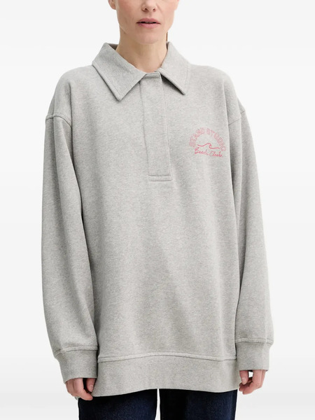  Stand Studio Sudadera Con Cuello Gráfico - Gris 