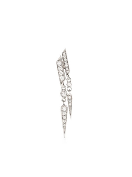  Statement Paris Pendiente Anyway Con Colgante De Diamante - Plateado 