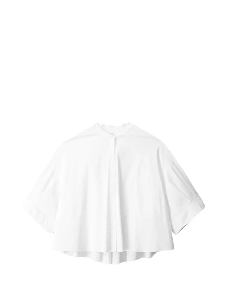  Staud Blusa Enzo Plisada - Blanco 