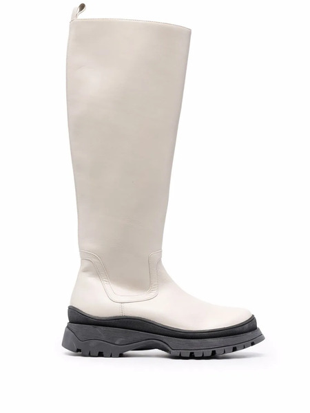  Staud Botas Con Cremallera Lateral - Neutro 