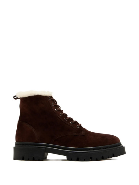  Staud Botas Henry Con Cordones - Marrón 