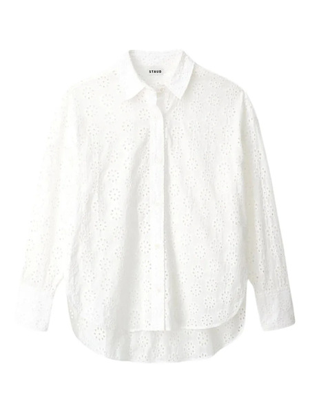  Staud Camisa Colton - Blanco 