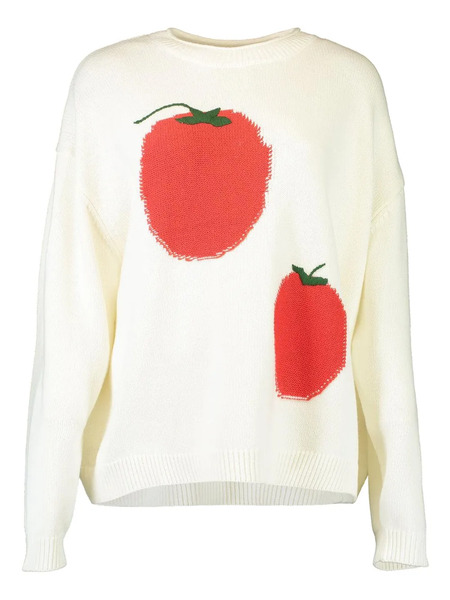  Staud Jersey Con Cuello Redondo - Neutro 
