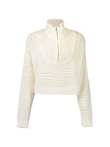  Staud Jersey Hampton De Punto Flojo - Blanco 