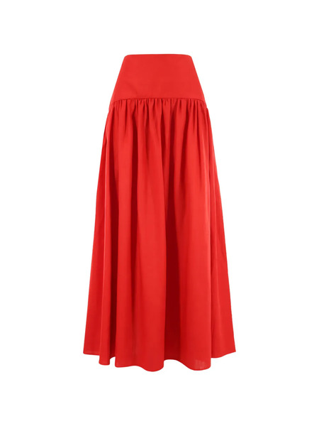  Staud Procida Maxi Skirt - Rojo 