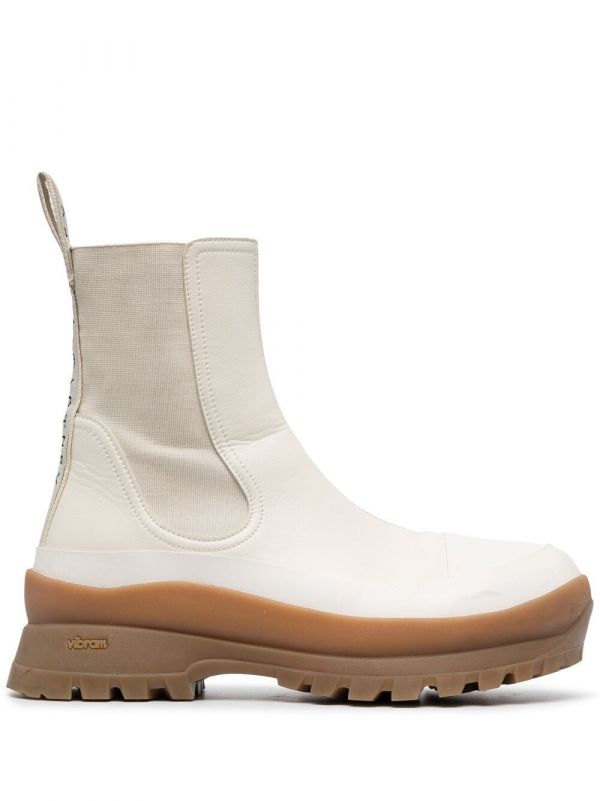  Stella Mccartney Botas Trace Con Logo Estampado - Neutro 