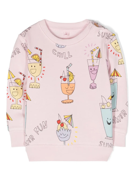  Stella Mccartney Kids Sudadera Summer Cocktail - Rosa 