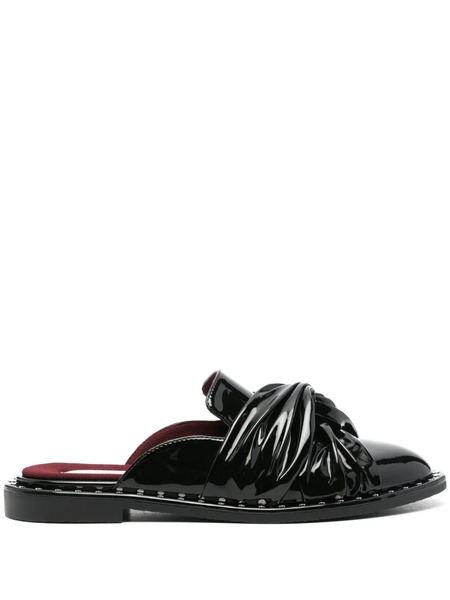  Stella Mccartney Mules Falabella Twisted Alter-mat - Negro 