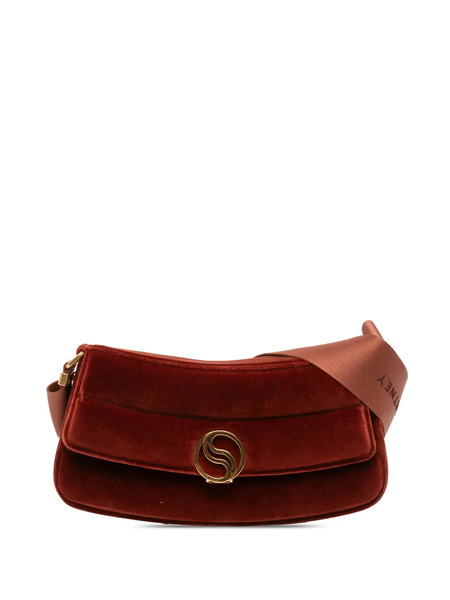  Stella Mccartney Pre-owned Bolso De Hombro De Terciopelo Artificial Con Diseño Acolchado 2021-2025 - Rojo 