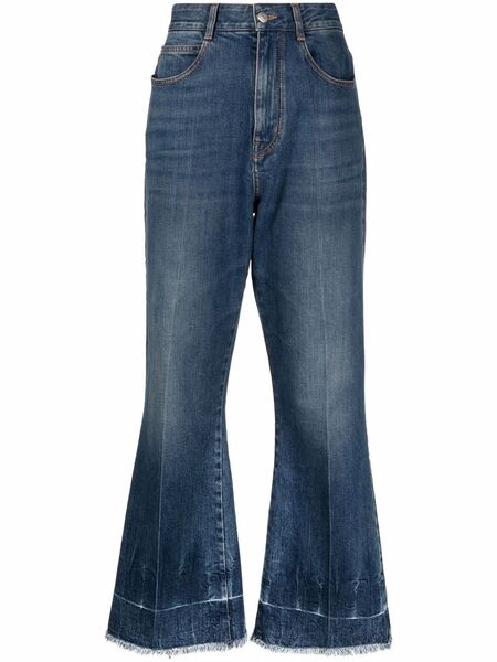  Stella Mccartney Vaqueros Acampanados Capri - Azul 