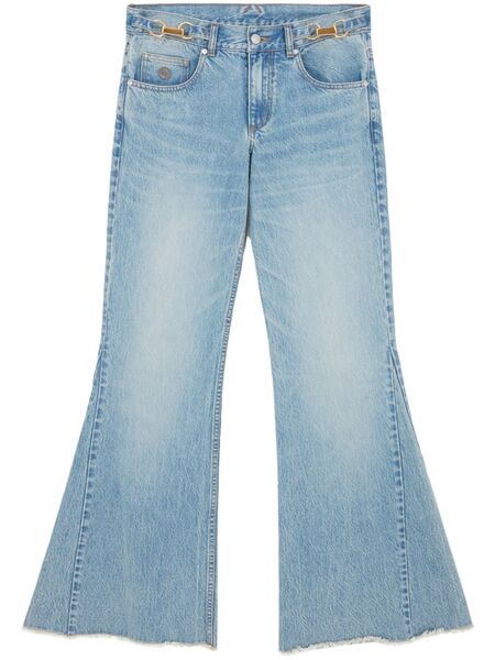  Stella Mccartney Vaqueros Bootcut De Talle Medio - Azul 