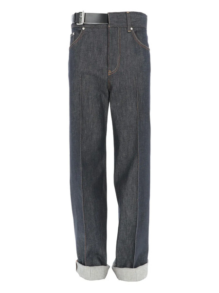  Stella Mccartney Vaqueros Con Cinturón - Azul 
