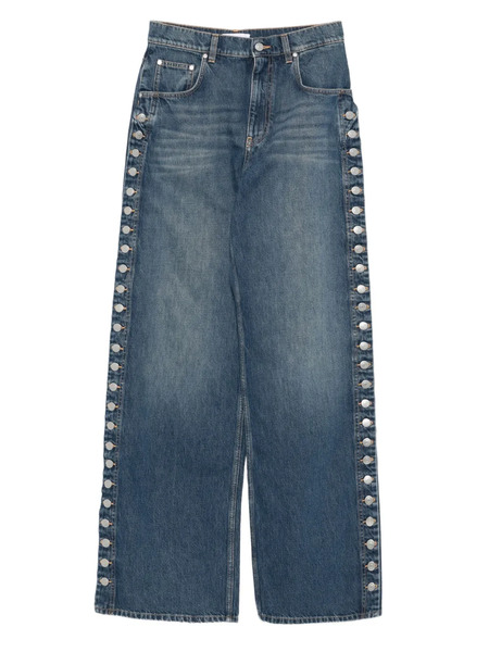  Stella Mccartney Vaqueros Con Detalle De Botones - Azul 