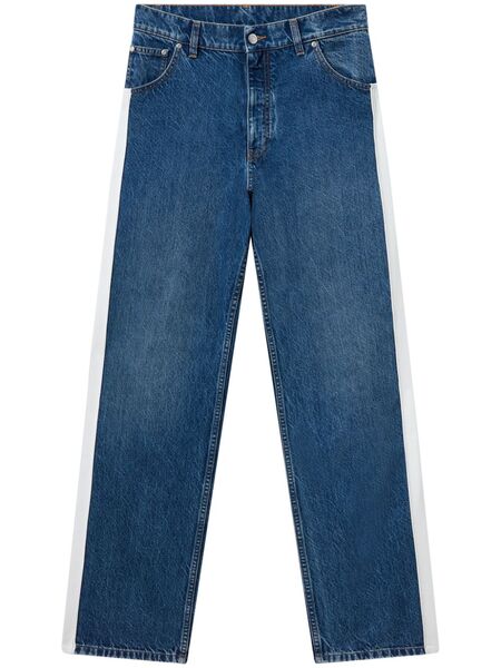  Stella Mccartney Vaqueros Con Detalle De Rayas - Azul 