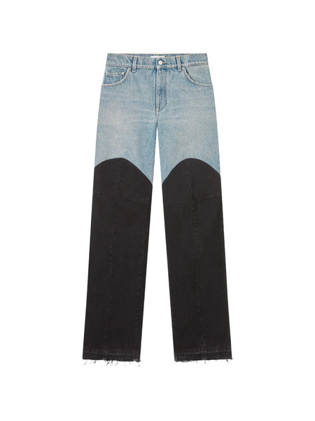  Stella Mccartney Vaqueros Con Panel De Patchwork - Azul 