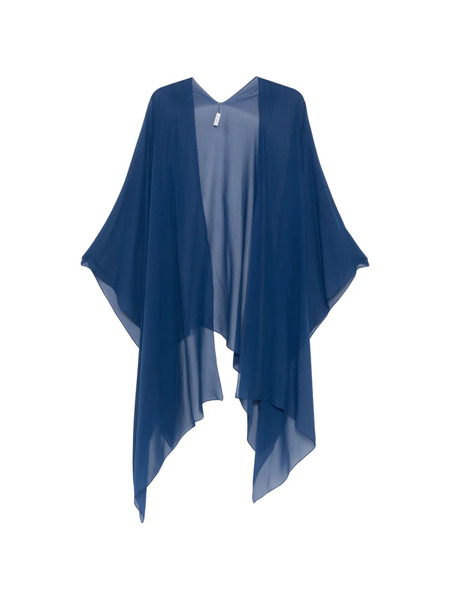  Stephan Janson Poncho Drapeado - Azul 