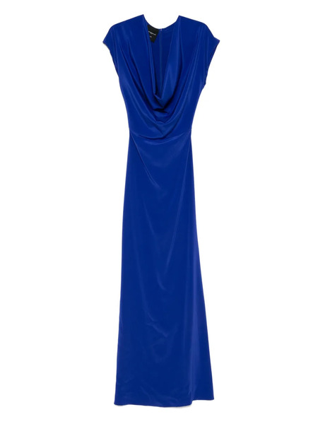  Stephane Rolland Vestido De Fiesta De Crepé - Azul 