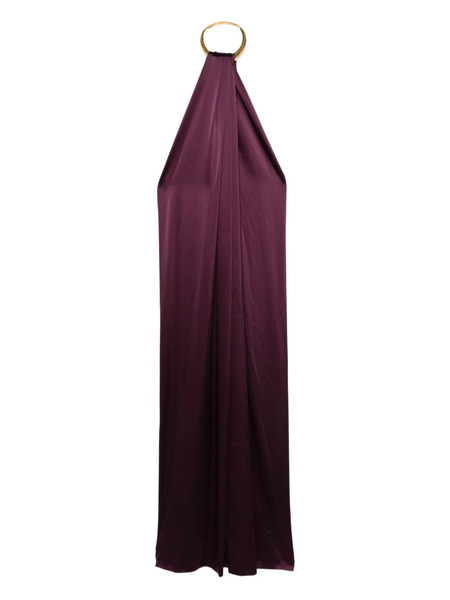  Stephane Rolland Vestido Largo Con Cuello De Anilla - Morado 