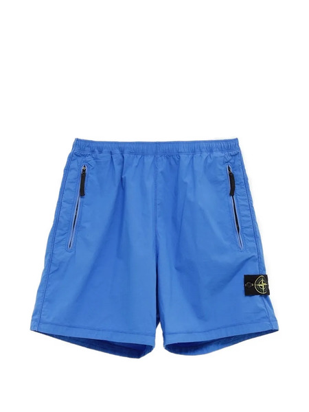  Stone Island Bermudas Con Logo Compass - Azul 