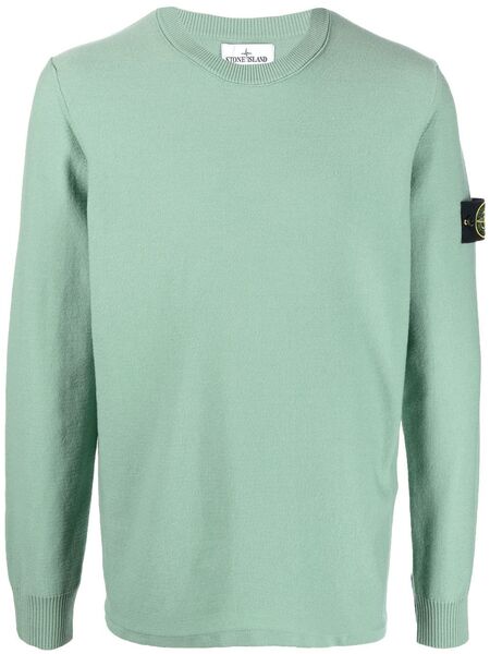  Stone Island Jersey Con Parche Compass - Verde 
