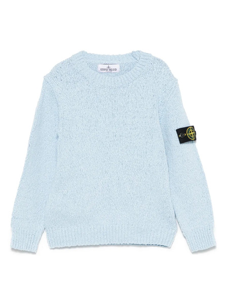  Stone Island Junior Jersey De Algodón - Azul 