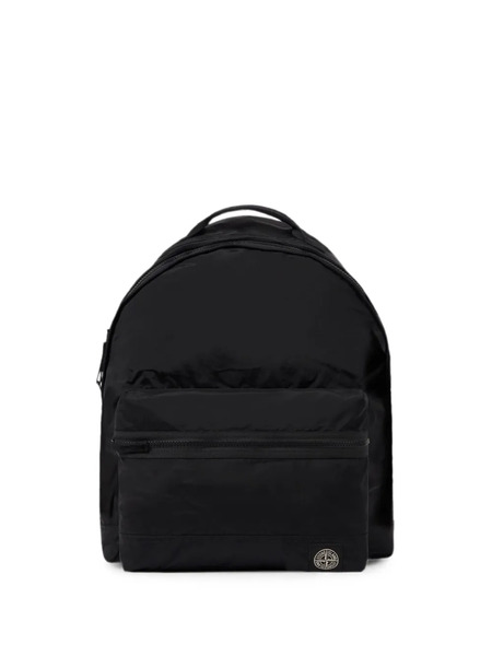  Stone Island Logo-patch Backpack - Negro 