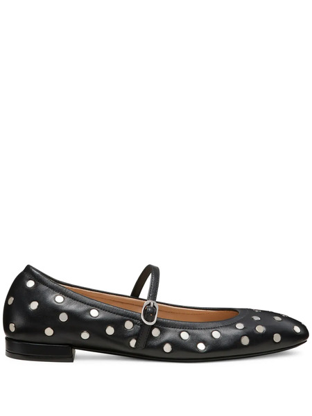  Stuart Weitzman Bailarinas Claris Con Apliques - Negro 