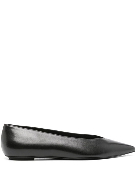  Stuart Weitzman Bailarinas Con Puntera En Punta - Negro 