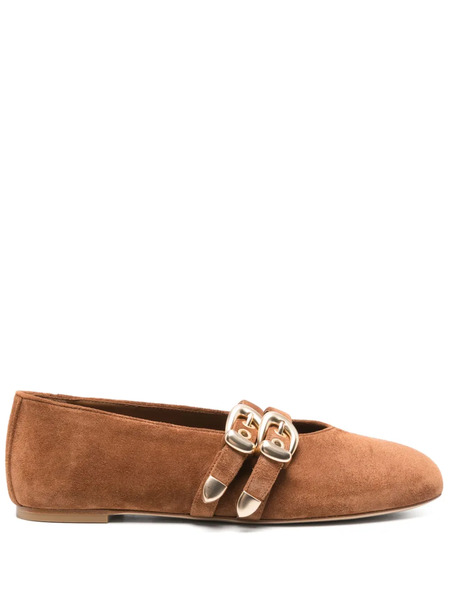  Stuart Weitzman Bailarinas De Piel - Marrón 