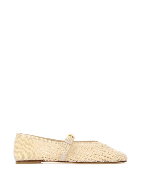  Stuart Weitzman Bailarinas Leora De Ganchillo - Amarillo 