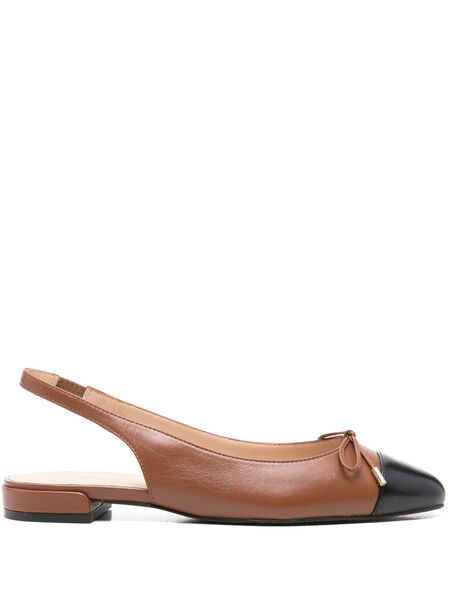  Stuart Weitzman Bailarinas Sleek Bow - Marrón 