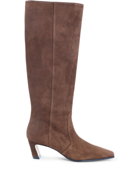  Stuart Weitzman Botas Altas Con Tacón De 50 Mm - Marrón 