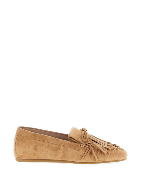  Stuart Weitzman Mocasines Drive Britt Fringe - Neutro 