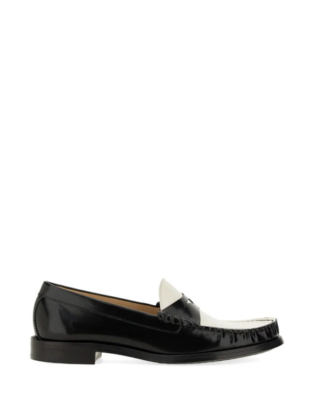  Stuart Weitzman Mocasines Lottie De Dos Tonos - Negro 