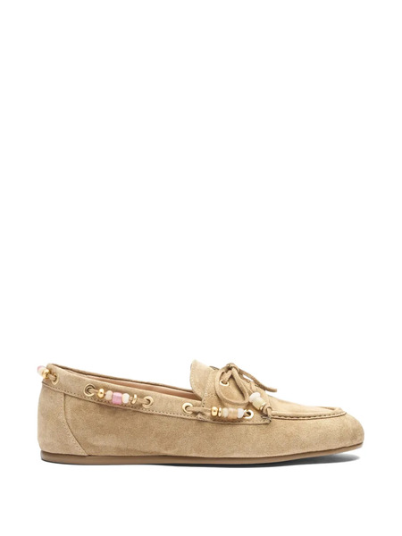 Stuart Weitzman Mocasines Majorca Tinsley Con Cuentas - Neutro 