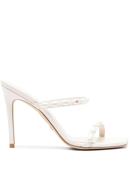  Stuart Weitzman Mules Con Tacón De 100 Mm - Neutro 