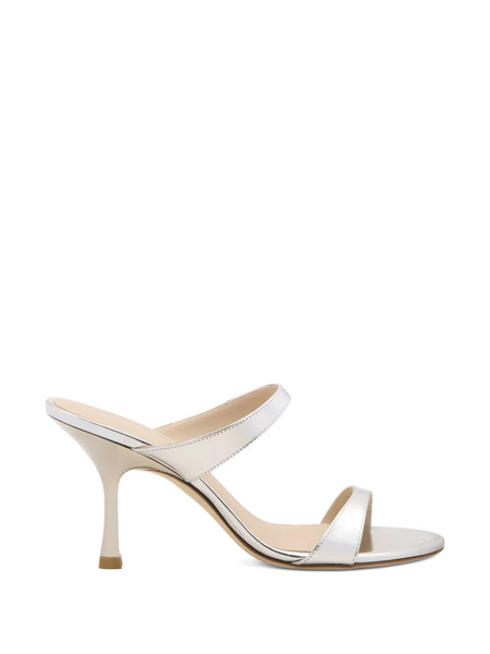  Stuart Weitzman Sandalias Con Dos Tiras - Plateado 