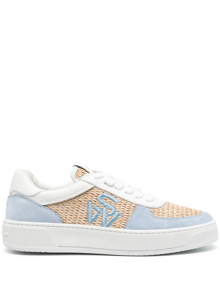  Stuart Weitzman Zapatillas Courtside Con Paneles - Azul 