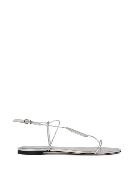  Studio Amelia Sandalias Pierre Granuladas - Plateado 