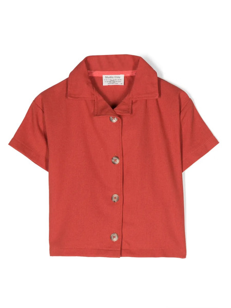  Studio Clay Camisa Air De Lino - Rojo 