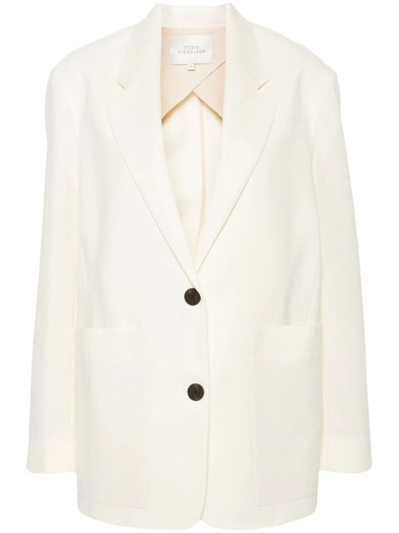  Studio Nicholson Blazer Conde Con Botones - Neutro 