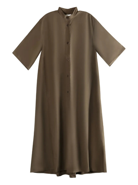  Studio Nicholson Button-front Midi Shirt Dress - Marrón 
