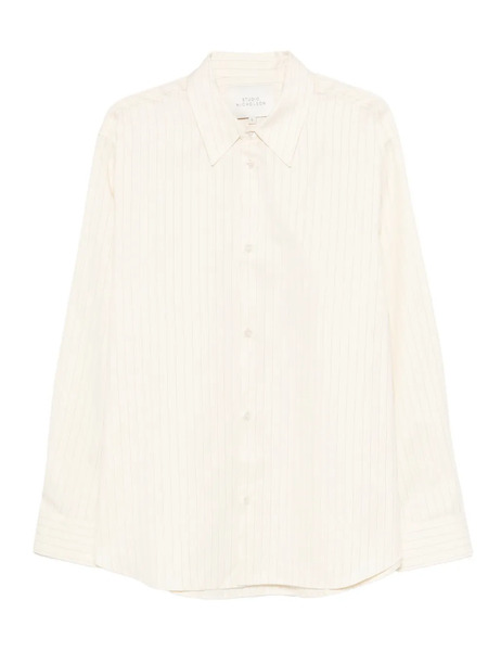  Studio Nicholson Camisa A Rayas - Neutro 