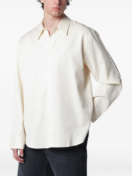  Studio Nicholson Camisa A Rayas - Neutro 